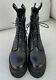 $1295 New R13 Black X Stack Leather Platform Boots 38 Combat Punk Rock Sold Out