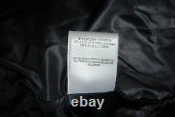 $1425 Sold Out Helmut Lang sz Small Black Leather Down Fill Puffer Jacket