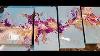 157 Sold Fluid Art Acrylic Pouring Quadriptych Ribbon Pour Contemporary Art Acrylicpouring