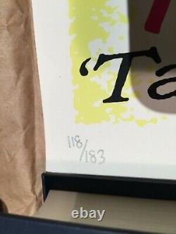 1st Ever Taki 183 Print SIGNED Sold Out RARE #118 of 183 Graffiti! NYC
