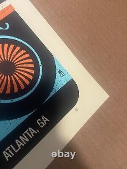 2015 Dave Matthews Band Poster Atlanta GA. Official Methane? AP Mint Sold Out