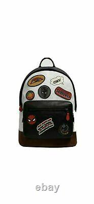 $698 Coach X MARVEL West Backpack In Signature Canvas With Patches NWT, Sold OUT