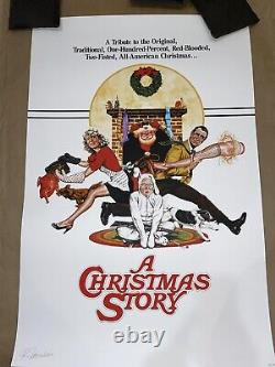 A Christmas Story LTD. ED. #'D SOLD OUT PRINT (by Robert Tanenbaum) BNG NYC