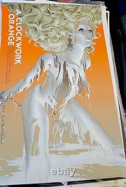 A Clockwork Orange by Rory Kurtz Rare MONDO Movie Poster Sold Out Print