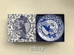 ALEC MONOPOLY 4 Plate Set Blue Ceramic Edition of 500 Toy Limited Rare Sold Out