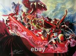 ALEX ROSS rare X-MEN Evolution CANVAS giclee SIGNED EP 15/25 sold out COA