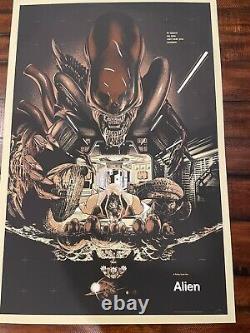 ALIEN Variant by Martin Ansin MONDO Poster Print 2014 SOLD OUT Signed LE #/235