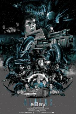 ALIENS This Time It's War VANCE KELLY, Rare sold out Print from HCG, NT MONDO