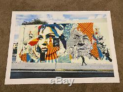 AMERICAN DREAMERS V BY VHILS X SHEPARD FAIREY OBEY 275/450 Large Sold Out