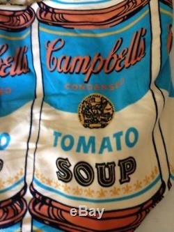 ANDY WARHOL x Uniqlo MoMA SPRZ Campbell's Soup Can Fleece Blanket NWT SOLD OUT
