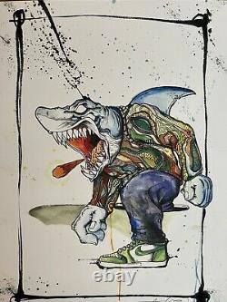 Aaron Brooks Street Shark print in Mint condition. Sold out LE150