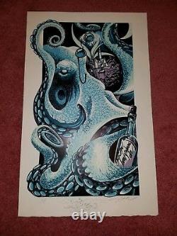 Aj Masthay octopus art print doodled and sold out phish