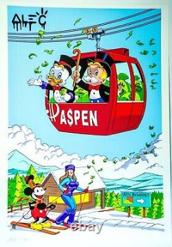 Alec Monopoly Aspen Snow Day Print In Hand Sold Out