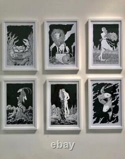 Alejandro Cardenas Art Prints Set of 12 Zodiac Prints Sold Out Almine Rech