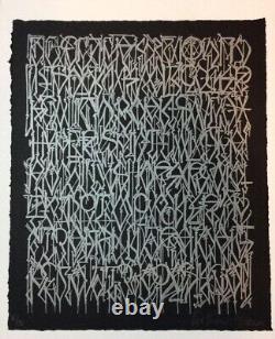 Alex Defer K2S Kizu Esoteric Alphabet (Black) Rare Sold Out Chaz Retna LA