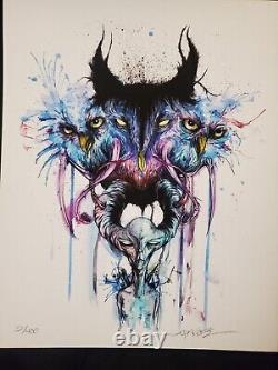 Alex Pardee Print Signed, Limited Edition. Low #. Rare & Sold Out