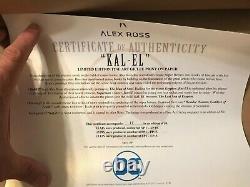 Alex Ross SUPERMAN KAL-EL Paper Giclee HAND SIGNED #11/50 Unframed SOLD OUT