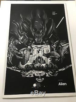 Alien Martin Ansin Screen Print Poster Signed Numbered Mondo Sold Out Aliens