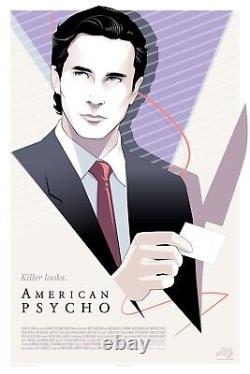 American psycho by Craig Drake Rare sold out Mondo print