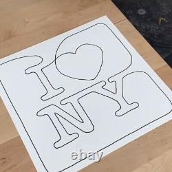Andy Blank I Heart Ny Art Print Unframed Sold Out