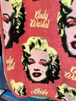 Andy Warhol Marilyn Monroe Pink Blanket Throw Pop Art MOMA Uniqlo SOLD OUT VHTF