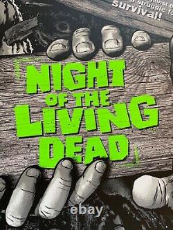 Anthony Petrie Night of the Living Dead Variant SIGNED Sold Out Print Nt Mondo