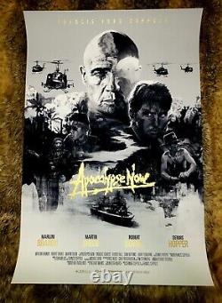 Apocalypse Now Darkness Variant by Chris Valentine Mondo Style Poster Sold Out