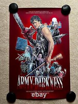 Army of Darkness (Paul Mann) SOLD OUT Red Variant Ed Print #11/250! Mondo