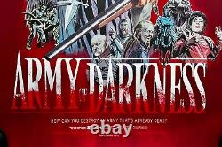 Army of Darkness (Paul Mann) SOLD OUT Red Variant Ed Print #11/250! Mondo