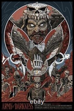 Army of darkness by Randy Ortiz Very rare sold out Mondo print