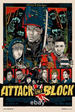 Attack the block by Tyler Stout Regular Rare sold out Mondo
