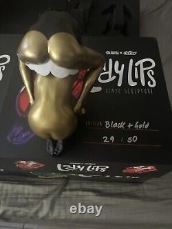 Autographed Ron English X Clutter Lady Lips 10 Art Figure Sold Out! 29/50