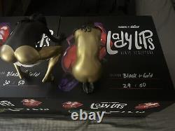 Autographed Ron English X Clutter Lady Lips 10 Art Figure Sold Out! 29/50