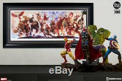 Avengers Assemble Art Print by Sideshow Collectibles (Framed) 48x18 SOLD OUT