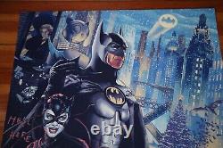 BATMAN RETURNS print by Aurelio Lorenzo Only 55 art prints made, long sold out