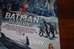 BATMAN RETURNS print by Aurelio Lorenzo Only 55 art prints made, long sold out