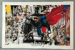 BATMAN vs SUPERMAN by MR. BRAINWASH Sold Out Signed/Numbered Print RARE