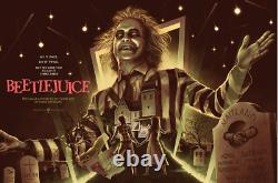 BEETLEJUICE VARIANT SCREEN PRINT BY MATT RYAN TOBIN #xxx/150 SOLD OUT