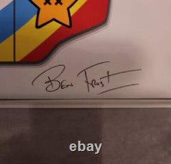BEN FROST CHASING GHOSTS #57/75 SIGNED, EMBOSSED SOLD OUT not KAWS JERKFACE