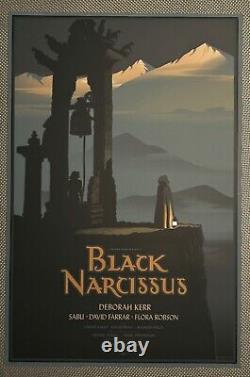 BLACK NARCISSUS poster LAURENT DURIEUX sold out Powell Pressburger x/225