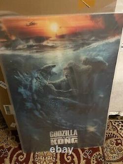 BNG Godzilla vs. Kong 3D 4mm Lenticular PLEX SOLD OUT LE 100 COA Rare