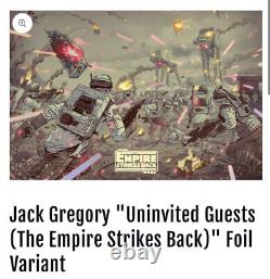 BNG Jack Gregory Star Wars Uninvited Guest Foil Variant L/E Print, Sold Out