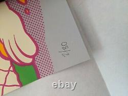 BUFF MOSNTER LE EUPHORIA PRINT PINK #/30 Silkscreen Poster Stay Melty SOLD OUT
