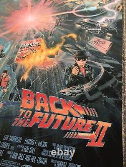 Back To The Future Screen Print By Gustavo Barrino Sold Out Ltd Ed Not Mondo