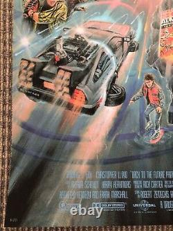 Back To The Future Screen Print By Gustavo Barrino Sold Out Ltd Ed Not Mondo