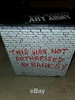 Banksy Art Action Figure Vinyl Toy Mike Leavitt & FCTRY Sold Out. Limited 1000