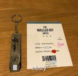 Banksy Girl with Balloons Walled Off Hotel Key Fob ORIGINAL RECEIPT Sold Out