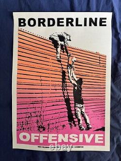 Banksy Poster Borderline Offensive Glastonbury Terminal 1 L Edit Sold Out