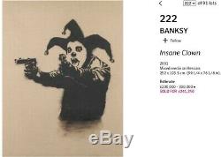 Banksy Tee T-shirt SOLD OUT Limited 200 ed. Clown Skateboards Size L