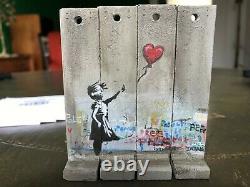 Banksy WOH Wall Section Souvenir GIRL WITH BALLOON Art Sculpture SOLD OUT